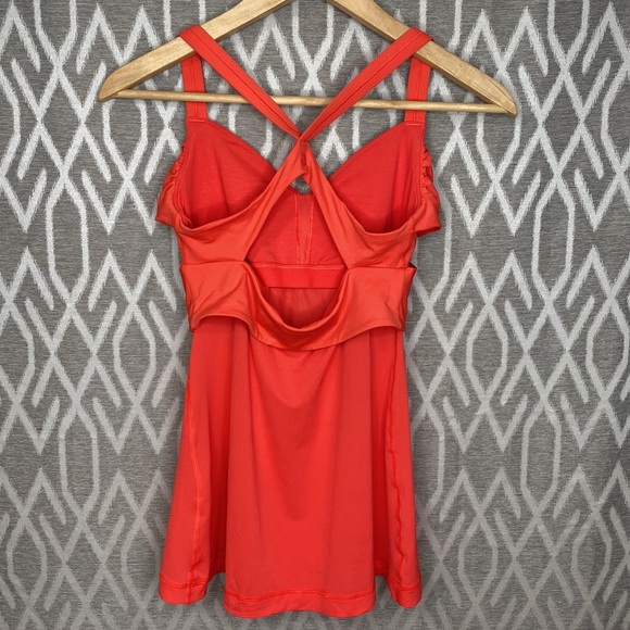 Lululemon Athletica Wrap Front Coral Bra Top Size: Small (4-6) - Picture 3 of 3